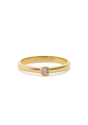 Ragbag Odile Mini 18kt Gold-plated Ring - 48 (UK I 1/2)
