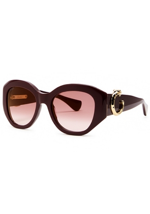 Cartier Panthère de Cartier Oversized Sunglasses - Red - One Size