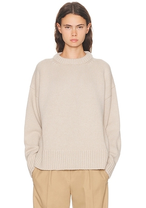 The Row Ophelia Top in Sand - Beige. Size XL (also in M).