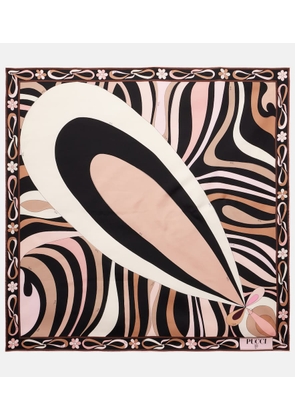 Pucci Marmo Maddalena silk twill scarf