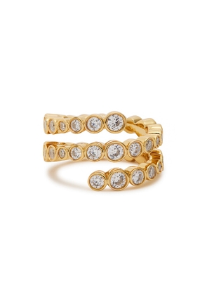Ragbag Odette Spiral 18kt Gold-plated Ring - 56 (56cm / S)