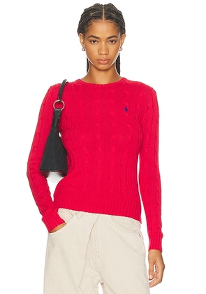 Polo Ralph Lauren Long Sleeve Top in Deep Orangey Red - Red. Size XS (also in ).
