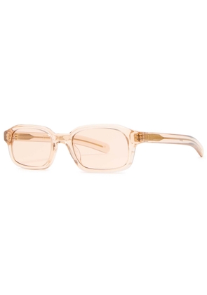 Flatlist Eyewear Hanky Rectangle-frame Sunglasses - Beige - One Size