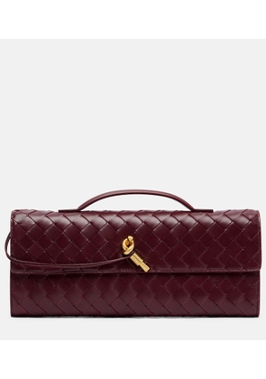 Bottega Veneta Andiamo Intrecciato leather clutch