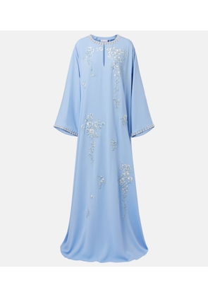 Carolina Herrera Embellished crepe kaftan