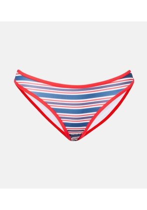 Jade Swim Most Wanted striped bikini bottoms
