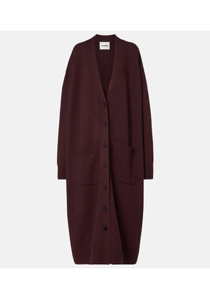 Jil Sander Oversized wool cardigan