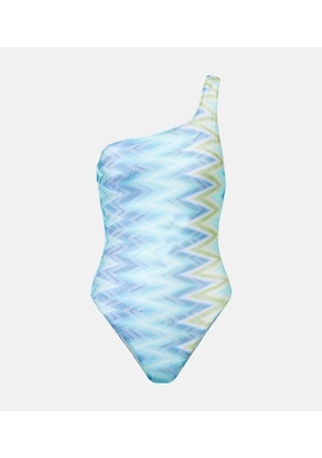 Missoni Zig Zag one-shoulder swimsuit