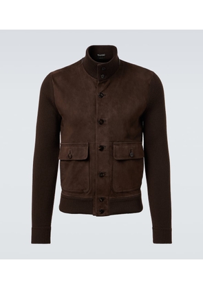 Tom Ford Wool and suede blouson