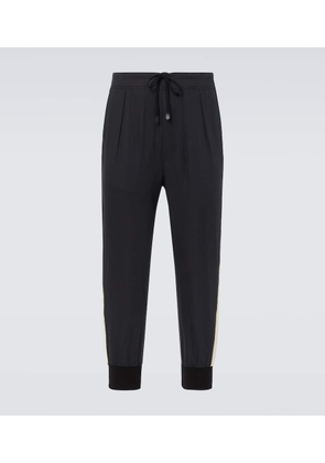 Tom Ford Cotton and silk twill sweatpants