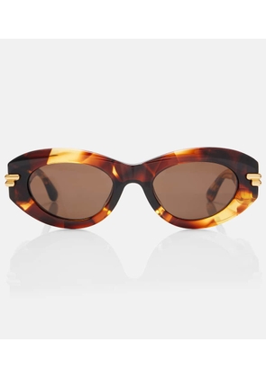 Bottega Veneta Mitre oval sunglasses