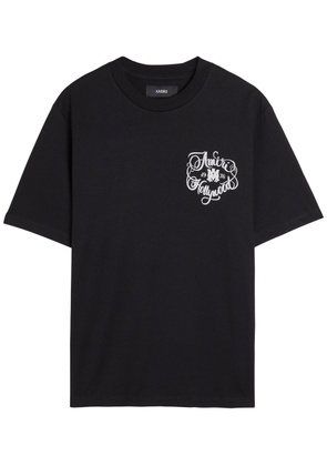Amiri Hollywood Printed Cotton T-shirt - Black - M