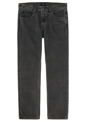 7 For All Mankind Modern Straight-leg Denim Jeans - Black - 30 (W30 / S)