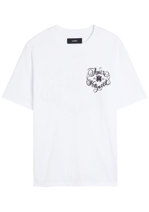 Amiri Hollywood Printed Cotton T-shirt - White - XL