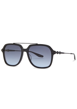 Barton Perreira D.ellis Aviator-style Sunglasses - Black - One Size