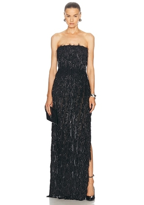Stella McCartney Tinsel Bustier Dress in Black - Black. Size 36 (also in 38).
