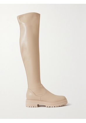 Gianvito Rossi - Marsden 20 Faux Leather Over-the-knee Boots - Neutrals - IT35,IT36,IT36.5,IT37,IT37.5,IT38,IT38.5,IT39,IT39.5,IT40,IT40.5,IT41,IT42
