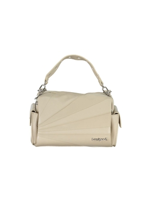 Beige Polyethylene Handbag