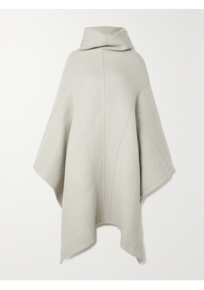 Rick Owens - Wool And Alpaca-blend Turtleneck Cape - Ecru - IT38,IT40,IT42,IT44,IT46,IT48