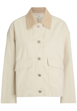 Rag & Bone Natalia Canvas Jacket - Cream - XS (UK6 / XS)