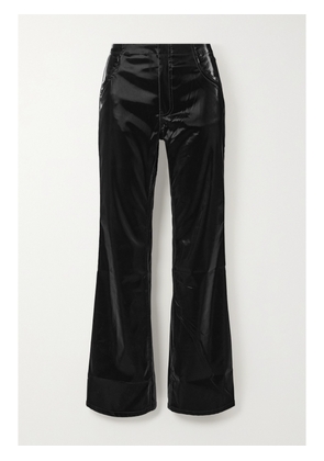 MCQ ALEXANDER MCQUEEN - Vinyl Flared Pants - Black - IT36,IT38,IT40,IT42,IT44