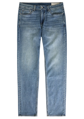 Rag & Bone Fit 3 Athletic Straight-leg Jeans - Mid Blu - 32 (W32 / M)