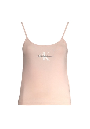 Calvin Klein Pink Cotton Tank Top - XS