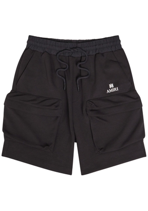 Amiri MA Logo Jersey Cargo Shorts - Black - XL