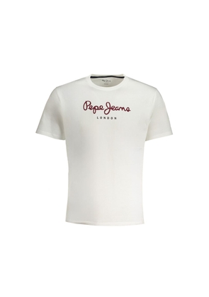 White Cotton T-Shirt - XL