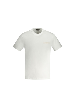 White Cotton T-Shirt - XXL