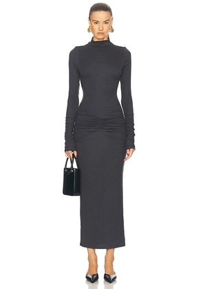 SEROYA Fina Dress in Charcoal - Charcoal. Size XS (also in ).