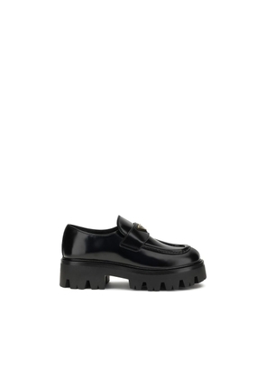 Prada Leather Monolith Loafers - EU41/US11