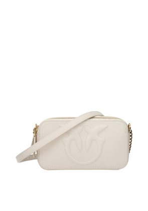 PINKO Beige Leather Crossbody Bag
