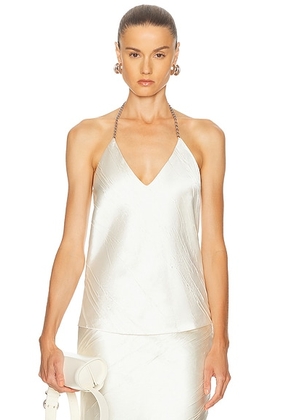Sportmax Fatuo Top in Ivory - Ivory. Size 4 (also in 0).