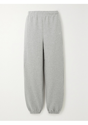 Alo Yoga - Accolade Cotton-blend Jersey Track Pants - Gray - xx small,x small,small,medium,large,x large,xx large