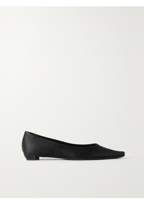 The Row - Claudette Satin Point-toe Flats - Black - IT36,IT36.5,IT37,IT37.5,IT38,IT38.5,IT39,IT39.5,IT40,IT40.5,IT41,IT42