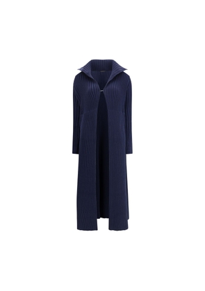 Balenciaga Ribbed Shawl-Collar Cardigan - M