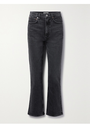 AGOLDE - + Net Sustain Stovepipe High-rise Straight-leg Organic Jeans - Black - 23,24,25,26,27,28,29,30,31,32