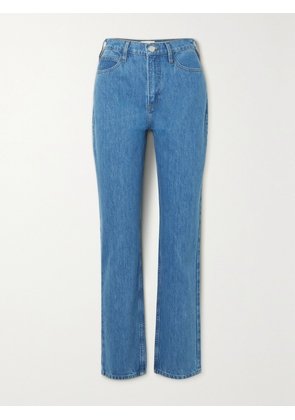 FRAME - Le High 'n' Tight High-rise Straight-leg Jeans - Blue - 23,24,25,26,27,28,29,30,31,32