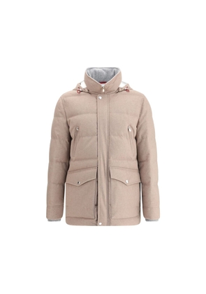 Cashmere Down Jacket - L