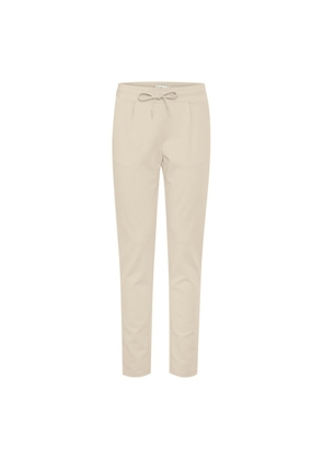 ICHI Beige Polyester Pant - XL