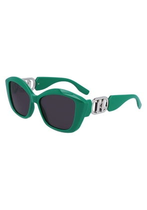 Green Injected Sunglasses