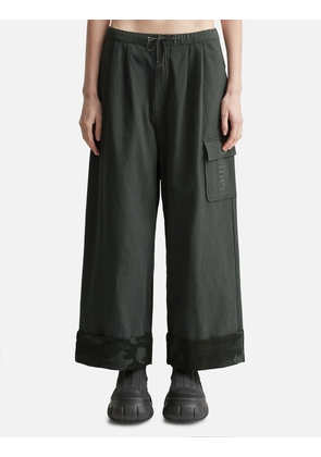 DEINET Roll Up Cargo Banding Pants Charcoal