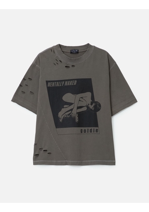 Naked Distressed Washed T-Shirt
