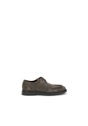 Kiton Brown Leather Oxfords And Derbies - EU44/US11