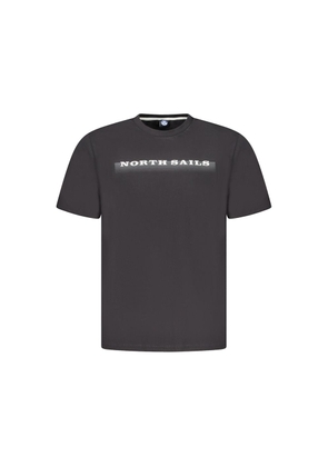Black Cotton Men TShirt - S