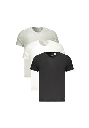 Brown Cotton Men T-Shirt - S