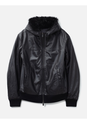 Lamb Leather with Fur Jacket