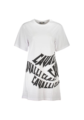 White Cotton Women Dress - XS