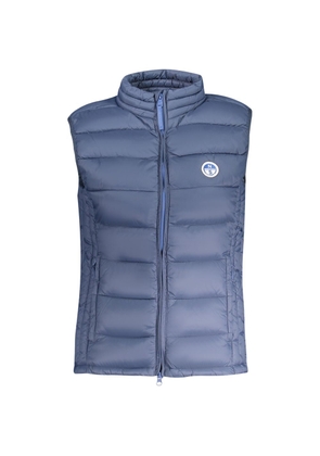 Blue Polyamide Jackets & Coat - M
